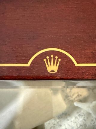 Caja Rolex Vintage Original Madera Caoba