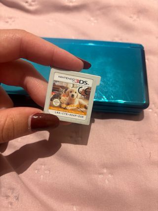 Nintendo 3DS Azul Cargador y Juego