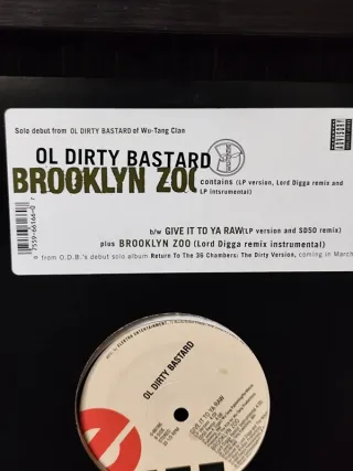 Vinilo Rap Ol' Dirty Bastard - Brooklyn Zoo 12"