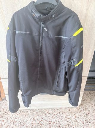 Chaqueta Moto Talla XL Negra y Amarilla