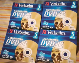 Verbatim LightScribe DVD+R 4.7GB - 16 Packs