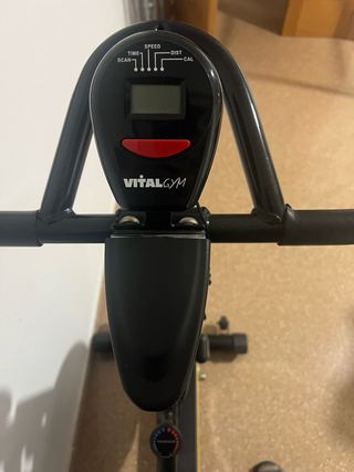 Bicicleta Spinning VitalGym X6 Negra y Amarilla