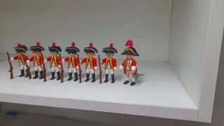 Playmobil Casacas Rojas Soldados