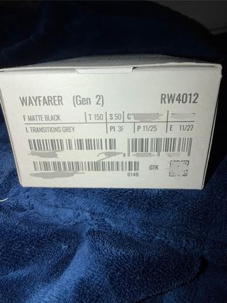 Rayban Meta Wayfarer Gen2 Transitions NUEVAS