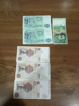 Billetes de Pesetas - Banco de España