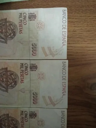 Billetes de Pesetas - Banco de España