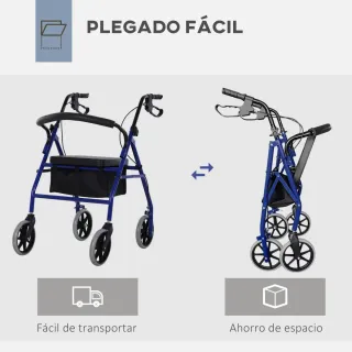 Andador Plegable con Bolsa