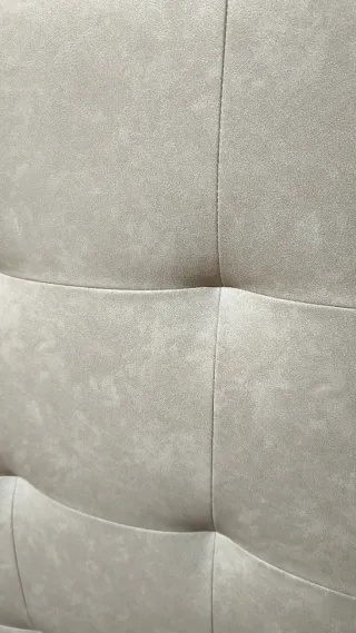 Cabecero cama doble beige gris