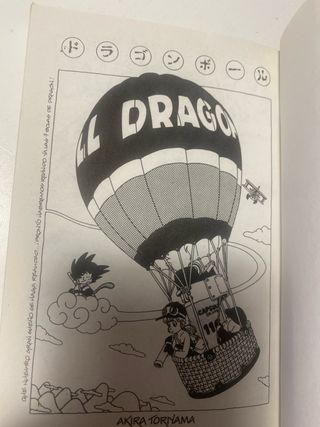 Dragon Ball comic Akira Toriyama.. Primer tomo