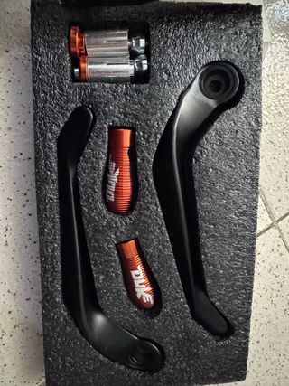 Espejos y manillar KTM Naranja/Negro