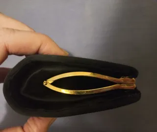 Bolso vintage clutch de raso negro