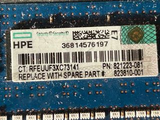 Memoria RAM HPE 4GB PC3L-12800E