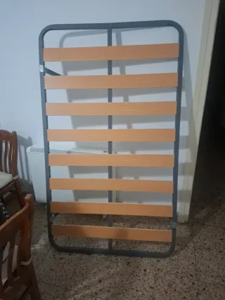 Somier metálico madera buena calidad