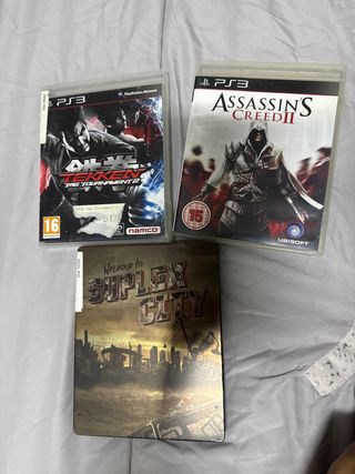PS3 Tekken Tag 2, Assassin's Creed 2, Suplex City