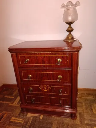 Dormitorio matrimonio vintage madera