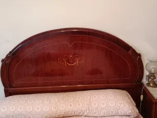 Dormitorio matrimonio vintage madera