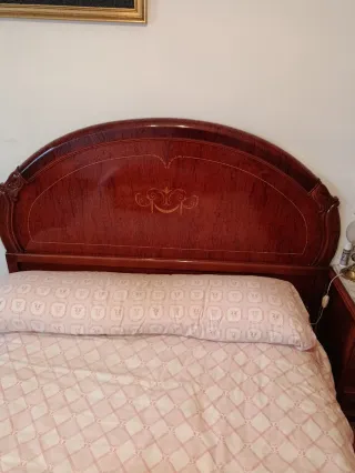 Dormitorio matrimonio vintage madera