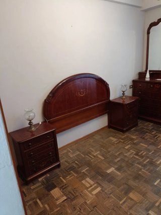 Dormitorio matrimonio vintage madera