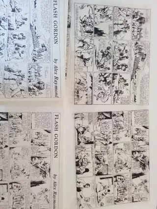 FOTOLITOS ORIGINALES FLASH GORDON 1 ALEX RAYMOND