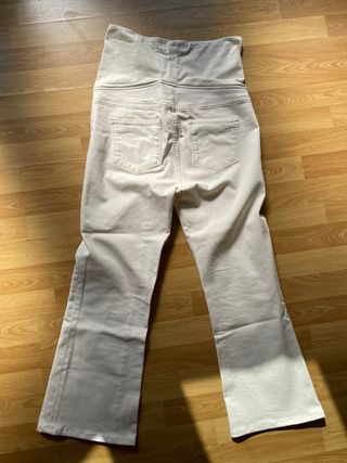 Jeans premamá Mango Beige Talla M