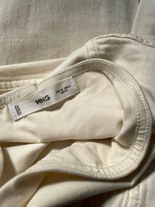 Jeans premamá Mango Beige Talla M