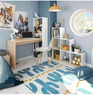 Escritorio Habitdesign con Estantería Reversible