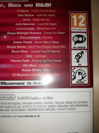 NUEVO. Juego Wii y WiiU La Voz