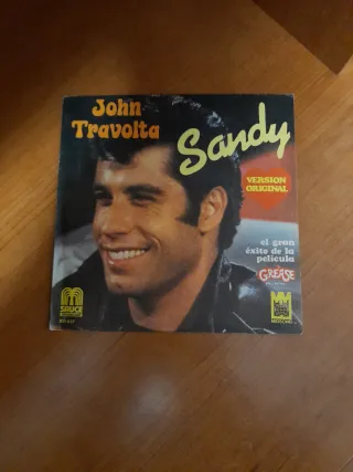 John Travolta Sandy Vinilo