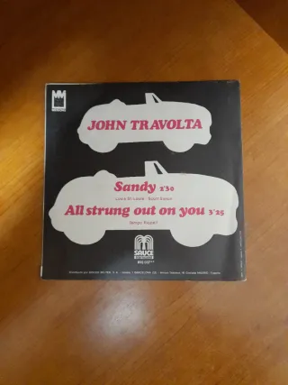 John Travolta Sandy Vinilo