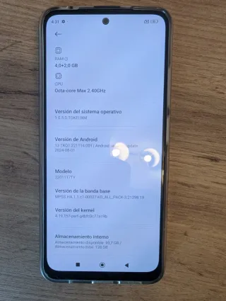 Xiaomi Redmi Note 11. 128GB memoria 50MP foto
