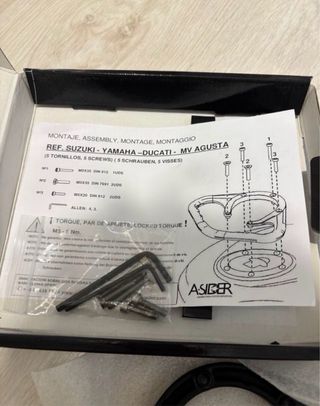 Asidero moto pasajero Asider Yamaha Black Edition.