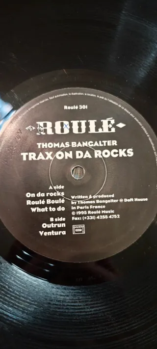 Vinilo •THOMAS BANGALTER-Trax on Da Rocks - Roule•