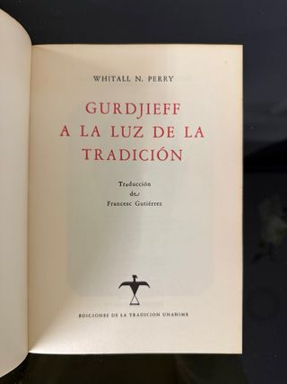 Gurdjieff - A la luz de la tradicion esoterismo