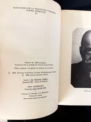Gurdjieff - A la luz de la tradicion esoterismo