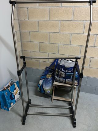 Perchero Metálico Doble