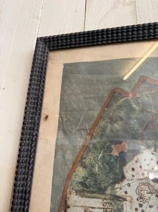 Quadro antigo Carta de Juan de la Cosa