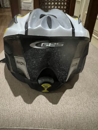 Casco MTB Amarillo y Gris