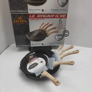 Set 5 Padelle Bavaria Induzione