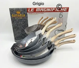 Set 5 Padelle Bavaria Induzione