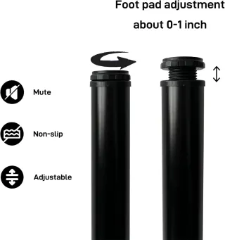 Patas ajustables para mesa