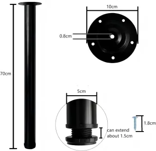Patas ajustables para mesa