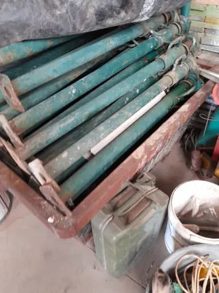 Puntales metálicos 2 metros 8e unidad...659115127