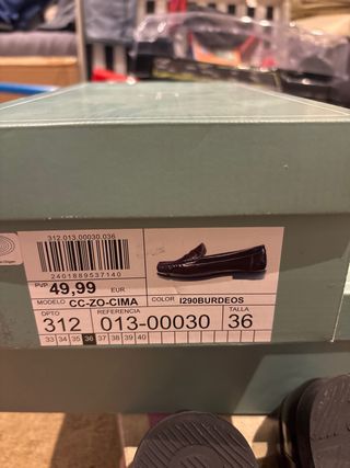 Mocasines niño Budeos Talla 36