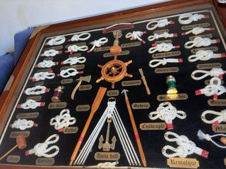 Cuadro Artesanía Marinera Nudos Marinos