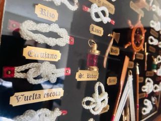 Cuadro Artesanía Marinera Nudos Marinos