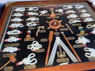 Cuadro Artesanía Marinera Nudos Marinos