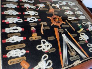 Cuadro Artesanía Marinera Nudos Marinos
