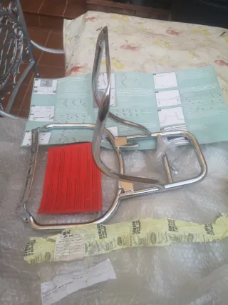 Portaequipajes Vespa Cromado Nuevo