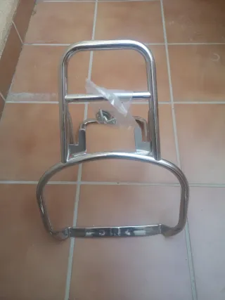 Portaequipajes Vespa Cromado Nuevo