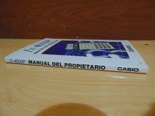Manual Casio FX-4000P Original
